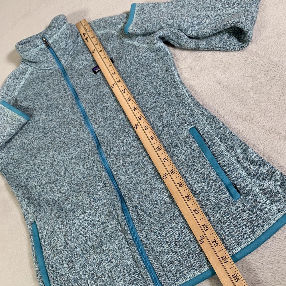 Patagonia Better Sweater Jacket Womens Small Blue Full Zip Fleece Hiking Ladies - Picture 4 of 9